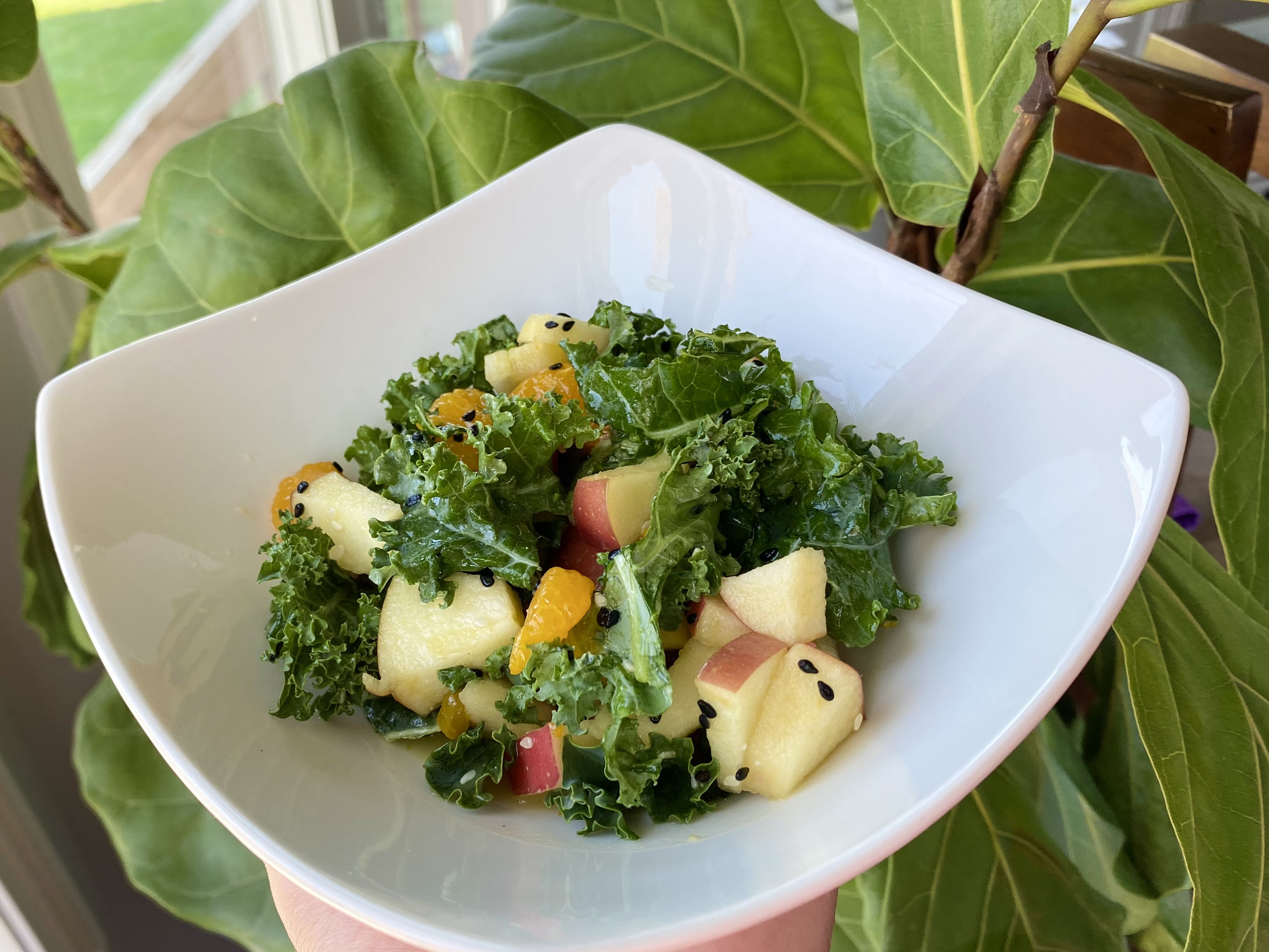 WholisticDish_Recipes_Orange Sesame Kale Salad
